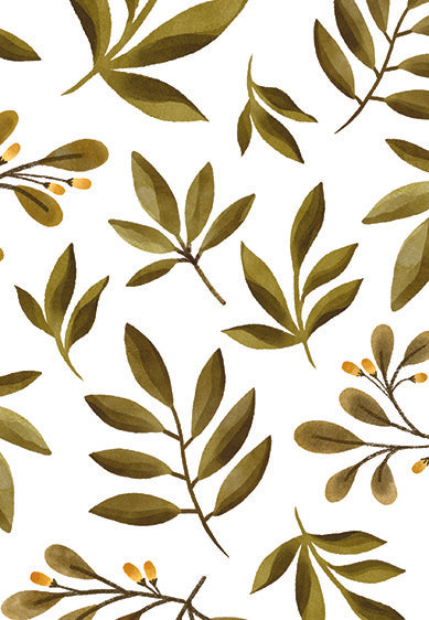 Echantillon Papier peint nature - Greenery