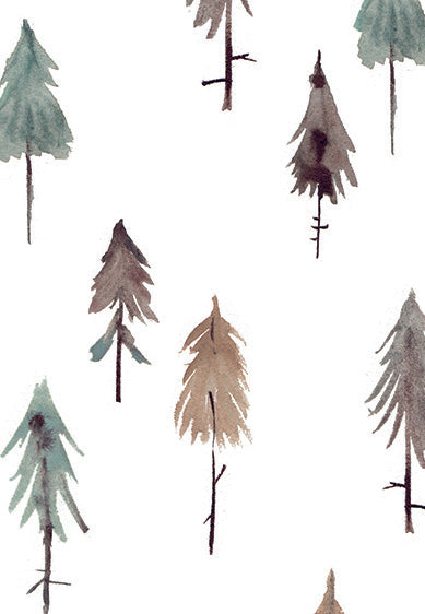 Echantillon Papier peint nature - Pine Wood