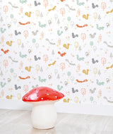 Lot Papier Peint Chambre Bébé Forêt Arbres - 5 rouleaux