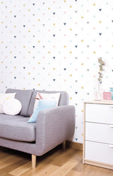 PAPIER PEINT GÉOMÉTRIQUE TRIANGLES