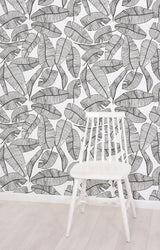 Papier peint - motif feuillage tropical Serengeti