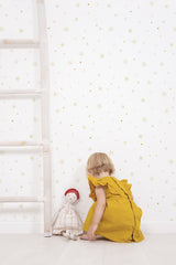 Papier Peint Etoiles or