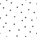 PAPIER PEINT POINT LUDIQUES BLANC