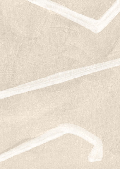 Echantillon papier peint graphique - Ekidea Beige