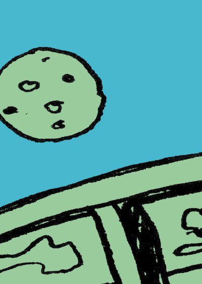 Echantillon Papier Peint Ville Imaginaire Celadon