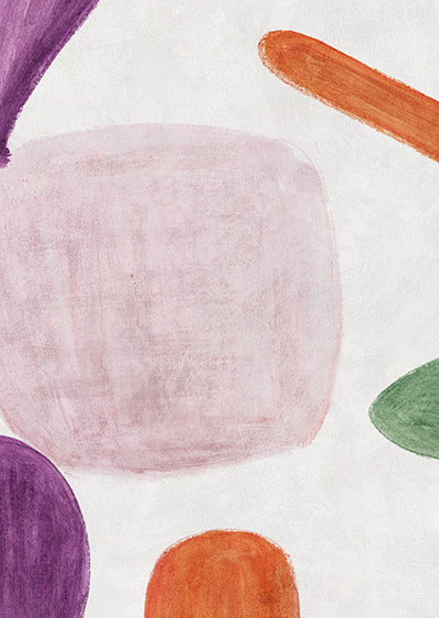 Echantillon papier peint formes originales Matisse Jour