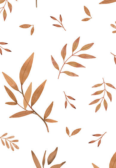 Echantillon Papier peint nature - Foliage - camel