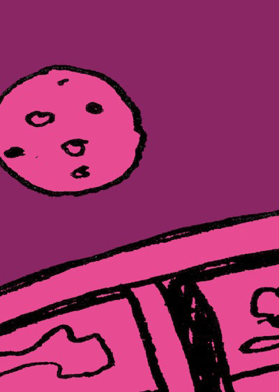 Echantillon Papier Peint Ville Imaginaire Bonbon