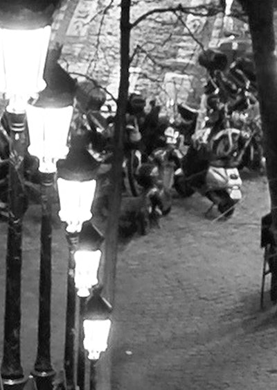 Echantillon papier peint escaliers de Montmartre