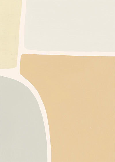 Echantillon Papier peint géométrique - Géo Puzzle Pastels