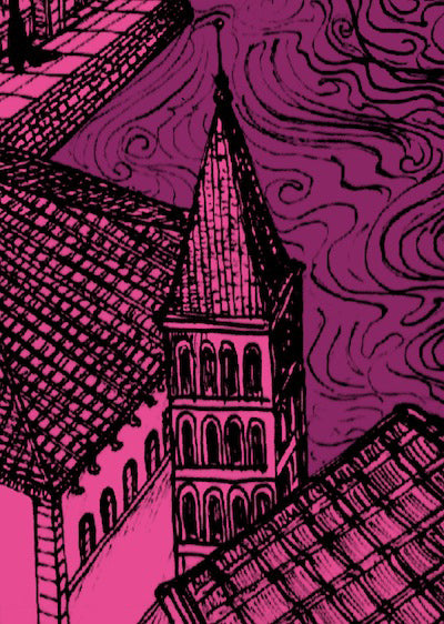 Echantillon Papier peint La venise inachevée Bonbon