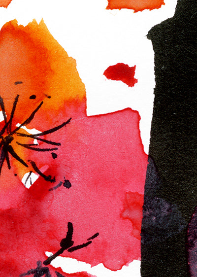 Echantillon papier peint cerisier en fleur