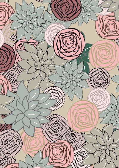 Echantillon Fleurs à la folie V2