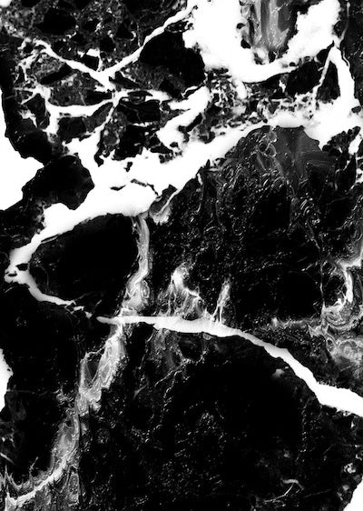 Echantillon Papier peint Marbre noir