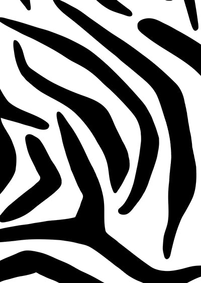 Echantillon papier peint motif zèbre