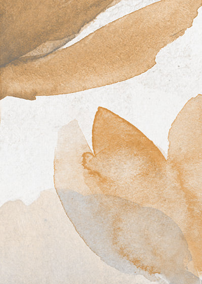 Echantillon Papier peint fleuri - Grand Floral - Automne