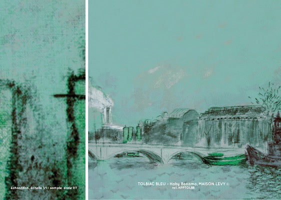 Echantillon Tolbiac Bleu