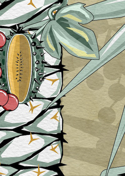 Echantillon Papier peint Las Palmas - Céladon